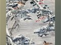 中国近代画家——陆抑非松树图欣赏